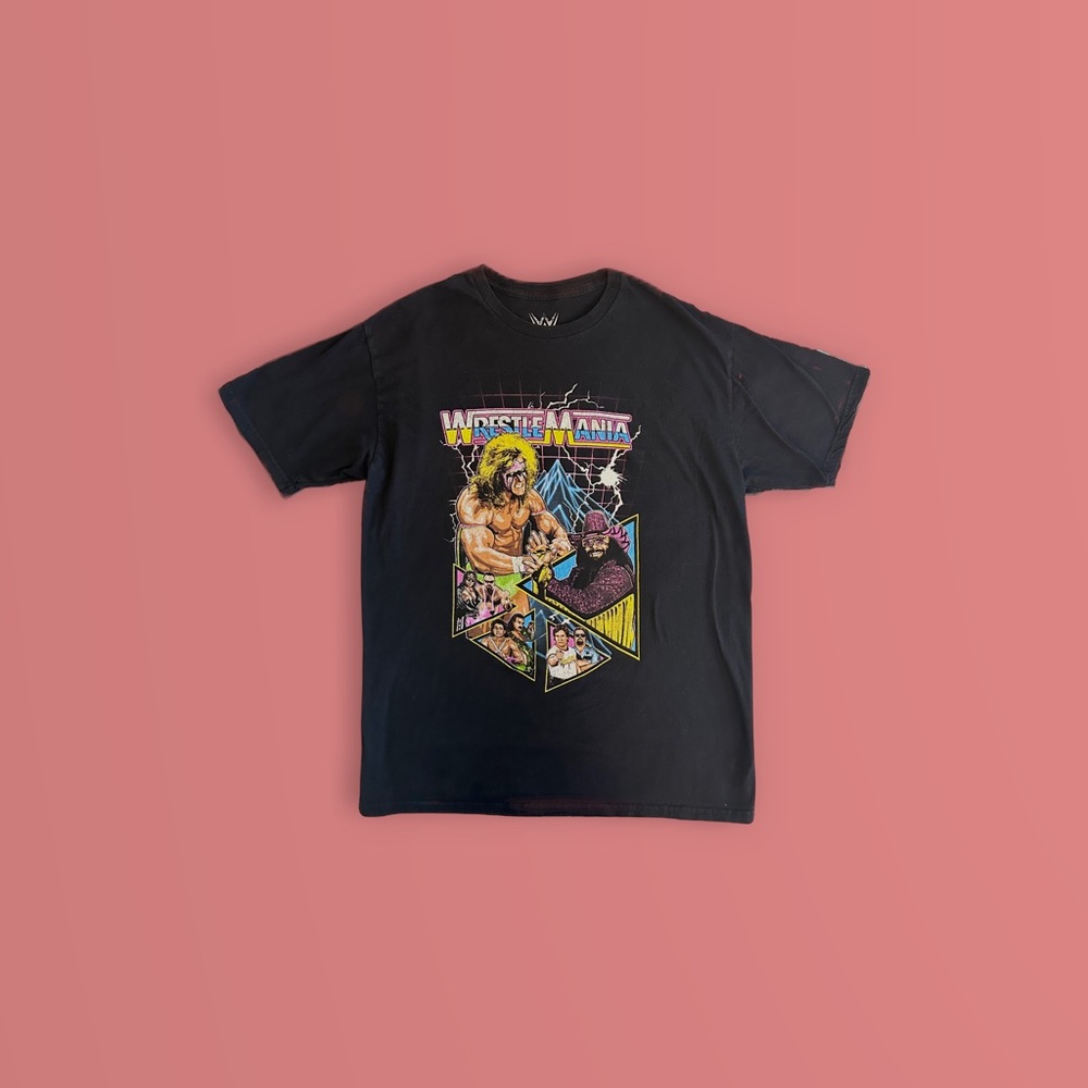 Wrestlemania Vintage Shirt XL (Black)